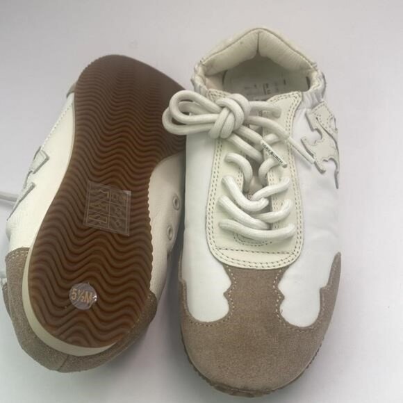 New Story Display Tory Burch Tory Sneaker Woman WHITE/ NEW IVORY, Size 55 M - Picture 8 of 16